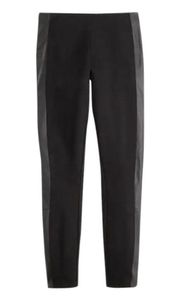 NWT Line & Dot Black Sheepskin Stripe Pants