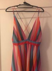 Rainbow Strappy Dress