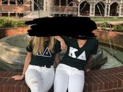 Kappa Delta stitched letters