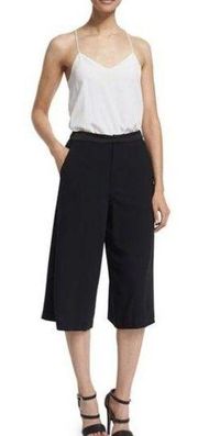 Alice + Olivia Marlena Black Gaucho pants size 6