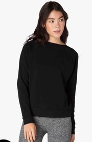 Cozy Fleece Favorite Raglan Crew Sweatshirt - M