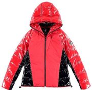 Body Glove HOODED DOWN PARKA COAT RED SIZE S NEW