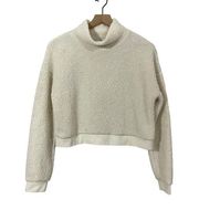 Beyond Yoga All Time Cropped Pullover - Ivory - Small