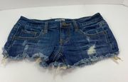 Mossimo Supply Co Mossimo Denim Shorts Distressed Junior Size 3