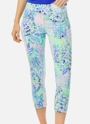Lilly Pulitzer Weekender High Rise Crop Leggings in Shell of A Party Size XXL