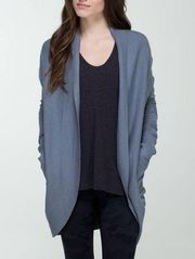 Lululemon  Gray Transformation Wrap Cashmere Blend Open Cardigan Sweater Size 4