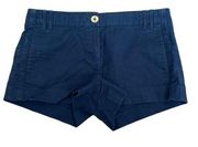 navy chino Shorts blue cotton 14121246
