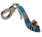 Juicy Couture Silver Blue Enamel Rhinestone Charm