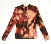 Custom Bleach Dyed Hoodie Sweatshirt