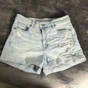 American Eagle Distressed Mom Shorts