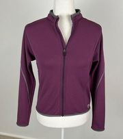 Pearl Izumi Purple Full Zip Jacket Size M