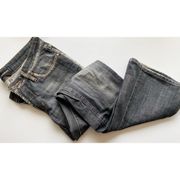 Bebe • Medium Dark Blue Bootcut Denim Jeans