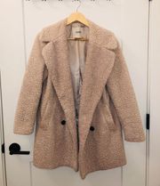 Nude Teddy Coat