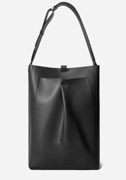 The Italian Leather The Studio Bag in Black