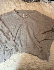 Aerie Oversized Cropped Sweater