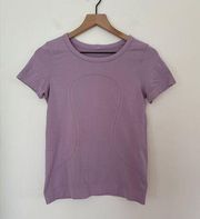 Lululemon Swiftly Tech Short Sleeve Shirt in Purple