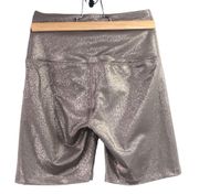 NWT - Beyond Yoga - Shine Taupe Biker Shorts - S