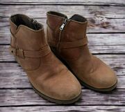 Teva De‎ La Vina Delavina Brown Leather Ankle Boots Booties Women’s Size …