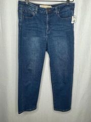 Soft Surroundings High Rise Tapered‎ Ankle Jeans