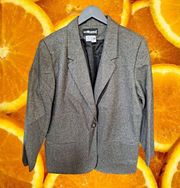 Sag Harbor Petite Gray Wool Blazer Size 14P