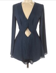 Navy Romper