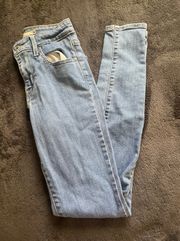 Levi Strauss & Co High Rise Skinny Jeans