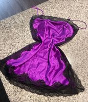 victoria’s secret purple slip dress