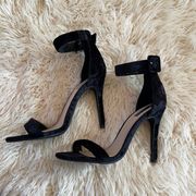 Black suede Forever 21 heels. Great condition. Worn once. Size 6