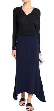 James Perse navy blue maxi skirt