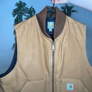 | unisex tan zip up vest