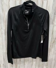 NWT Old Navy 1/4-Zip Performance Pullover for Women Slim Fit Black Jack