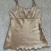 IZ Byer Gold Vintage Tank Top