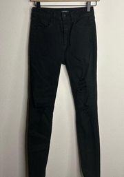 Junior's Wild Fable Black Skinny Jeans- 0