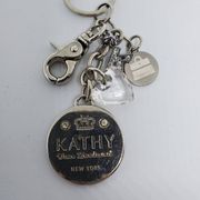 Kathy Van Zeeland Silver Colored Keychain