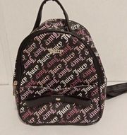 Gothic logo pink black guilty pleasure backpack