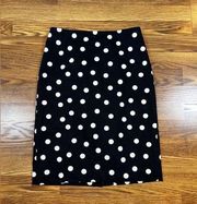 Adorable Ann Taylor Polka Dot Pencil Skirt!