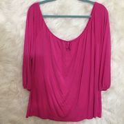 Pink Clover plus size top