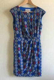 Donna Morgan Geometric Print‎ Sleeveless midi Dress