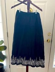 VINTAGE  WEAR MAXI SKIRT