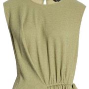 Maggy London Draped Sleeveless Dress Seafoam Green Sz 8 gorpcore