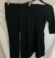 Banana Republic: Office essentials-Black dress pants- Black Dress-pockets- sz 0P