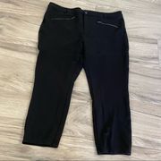 NYDJ black cropped leggings size 22W