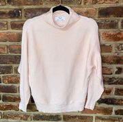 Magaschoni Pink Ribbed Knit Turtleneck Pullover Sweater Women's Size XS