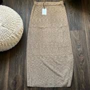 Milas Maxi Skirt in Camel