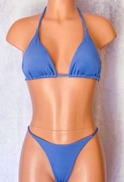 Periwinkle, Halter, Bikini Set