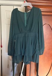 Emerald Green Romper