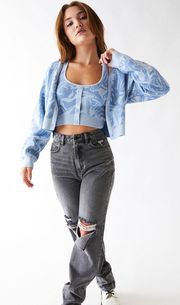 LA hearts cabin Cropped Cardigan