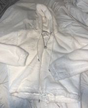 White Soft Sherpa QuarterZip