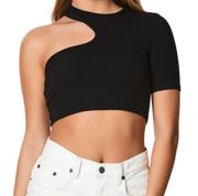 One Shoulder Cut Out Tee