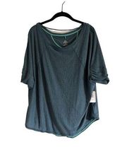 PrAna Women’s Cozy Up Scoop Neck T-shirt Size 1X Nwt